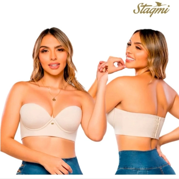 38D Magic Bra New Stagmi Sosten Colombian SMI03006 Removable Strap Max Coverage! - Picture 7 of 17